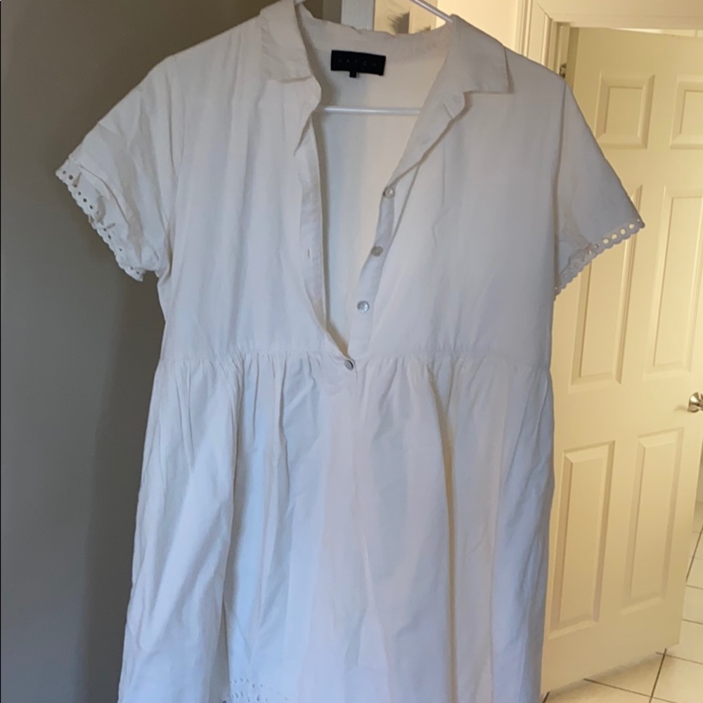 Hatch eyelet dress